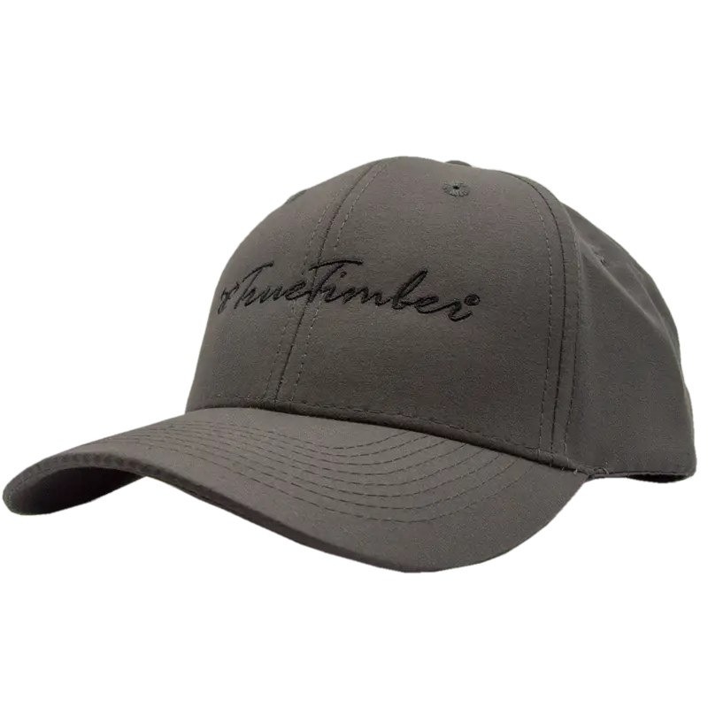 Ladies Charcoal/Black Performance Cap 1