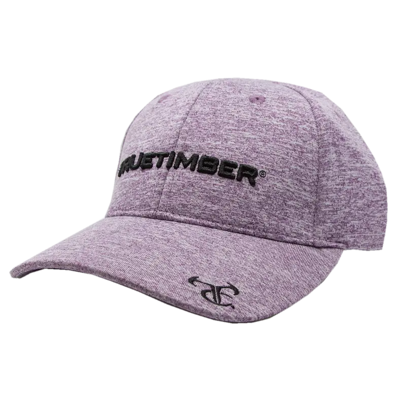 Ladies Heathered Purple Cap 1