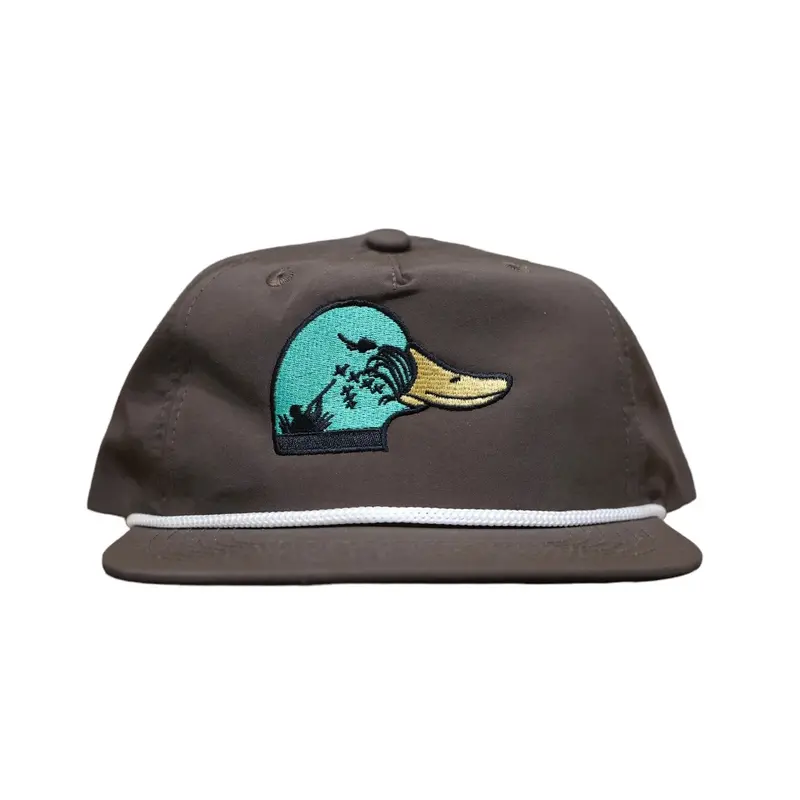 Landco Brown Duck Shooter White Rope Hat 1