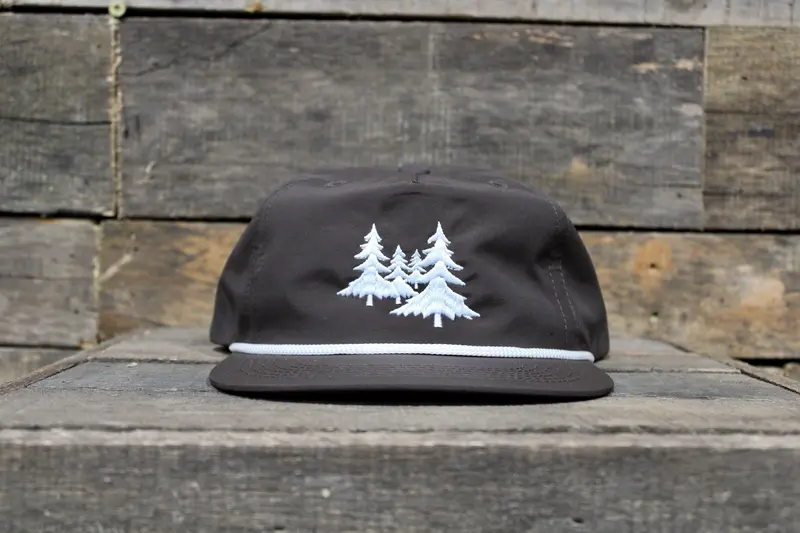Landco Brown White Trees Hat 1