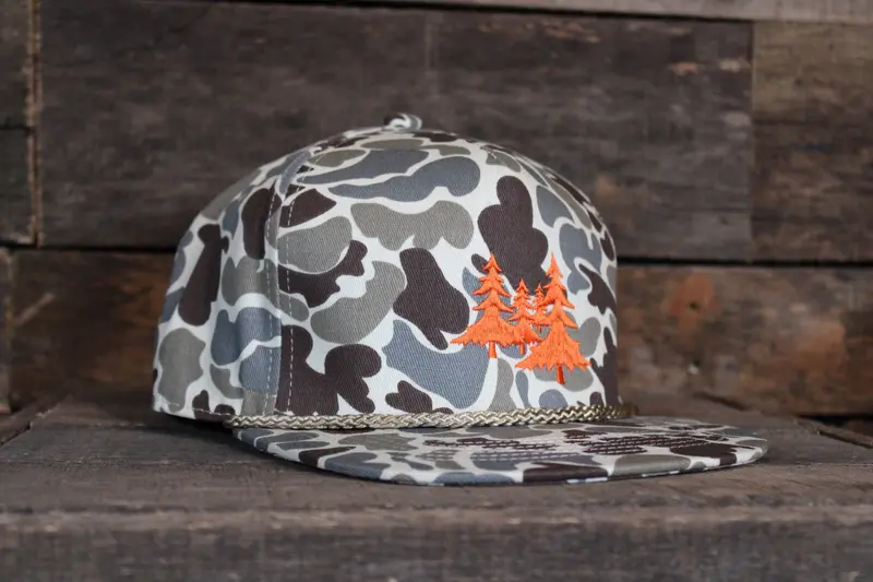 Landco Camo Rope Orange Trees Hat 1