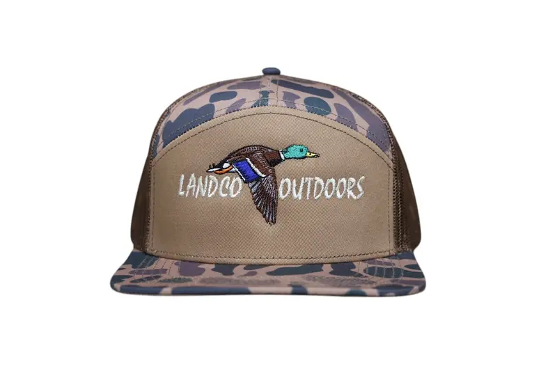 Landco Delta 7 Panel Flying Mallard Hat 1