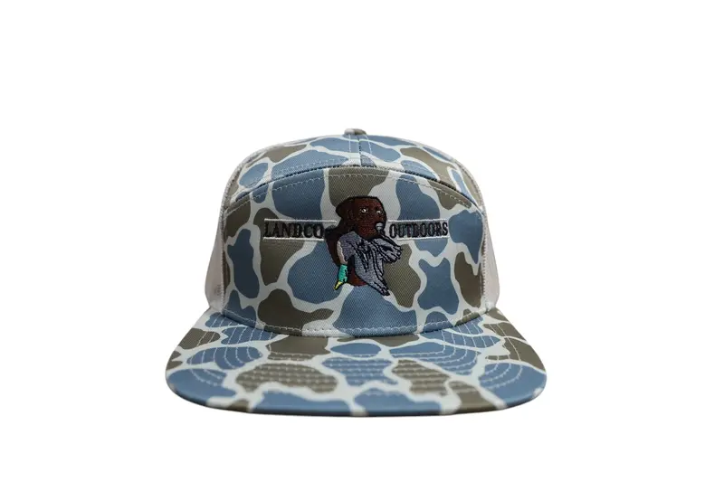 Landco Duck Dog Pebble 7 Panel Hat 1