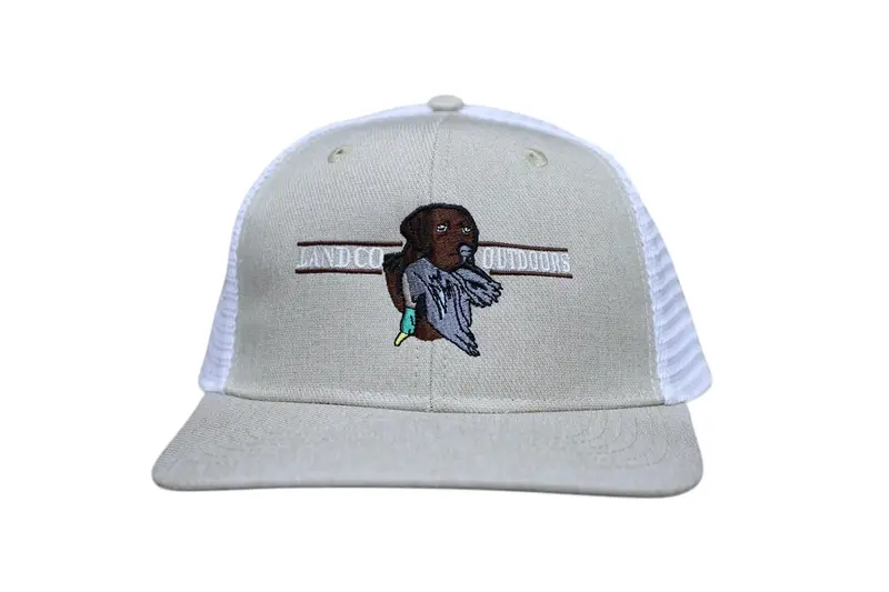 Landco Khaki Duck Dog Trucker Hat 1
