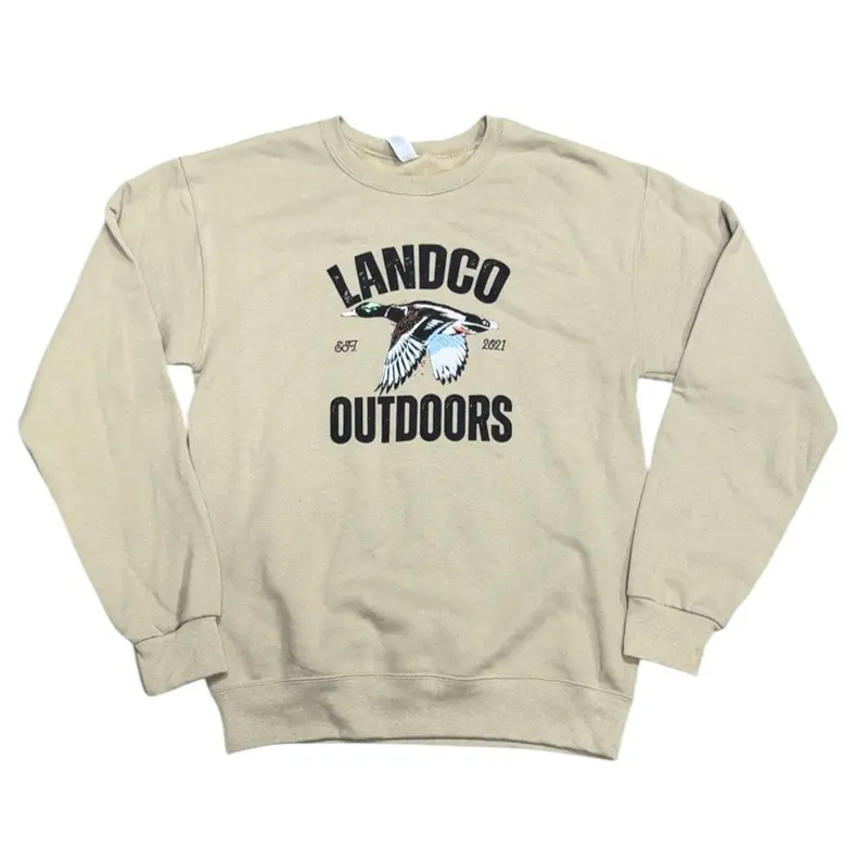 Landco Khaki Mallard Crewneck 1