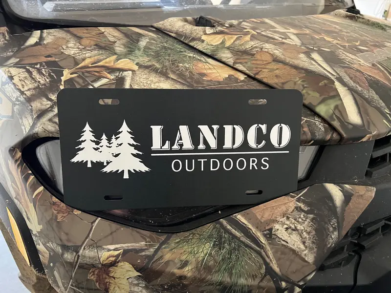 Landco License Plate 1
