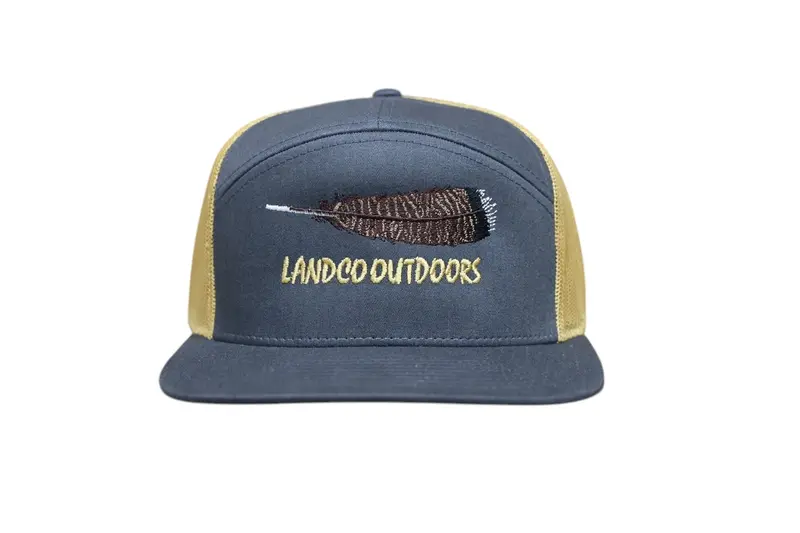 Landco Old Gold Feather Hat 1