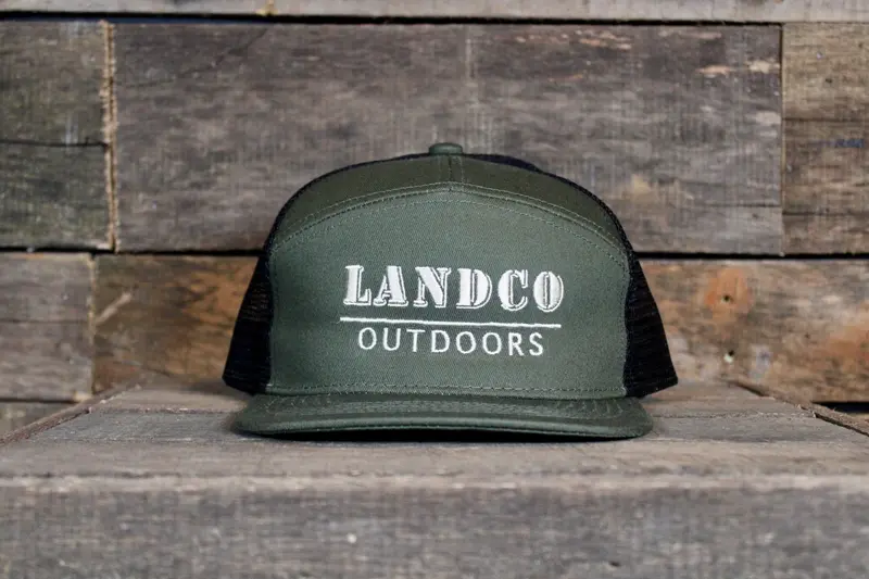 Landco Timber Green 7 Panel Hat 1
