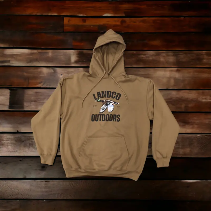 Landco Woodland Brown Mallard Hoodie 1