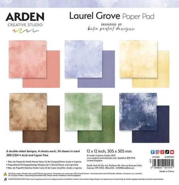 Laurel Grove - 12X12 Collection Pack - Solids 1