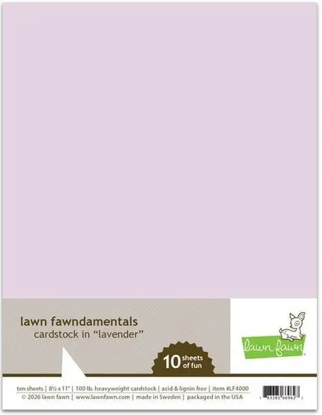 Lavender - Cardstock 1