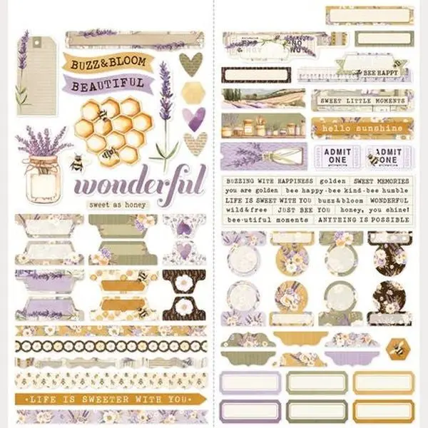 Lavender Fields - Basics Stickers 1