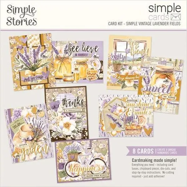 Lavender Fields - Simple Cards Card Kit 1
