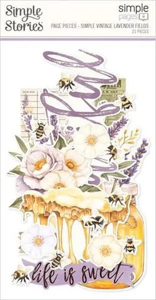 Lavender Fields - Simple Pages Page Pieces 1