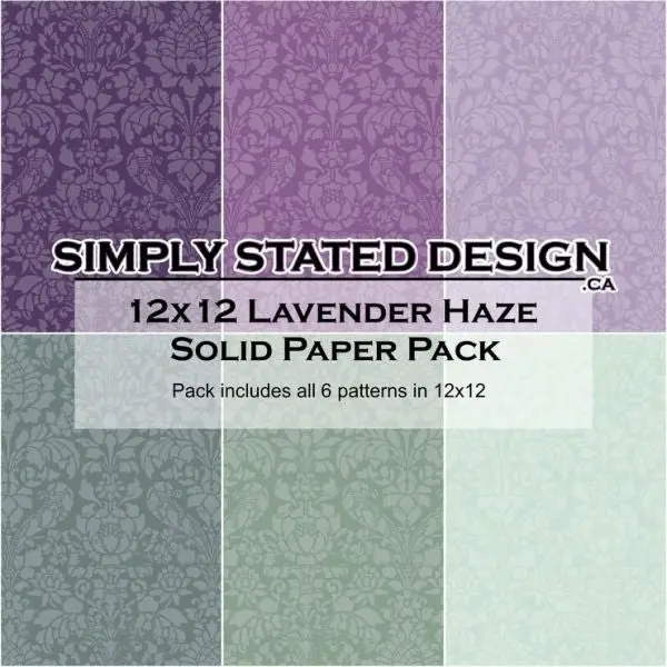 Lavender Haze - 12X12 Collection Pack - Solids 1