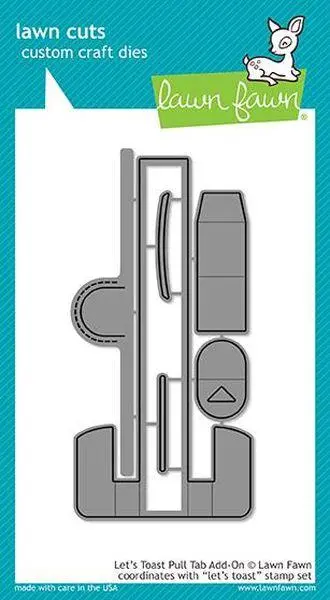 Lawn Cuts - Let's Toast Pull Tab Add-On Dies 1