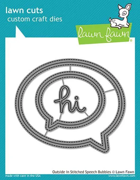 Lawn Cuts - Outside In Stitched Speech Bubbles 1