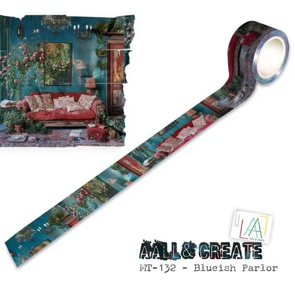 Layer It Up Washi Tape - Blueish Parlor 1
