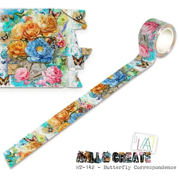Layer It Up Washi Tape - Butterfly Correspondence 1