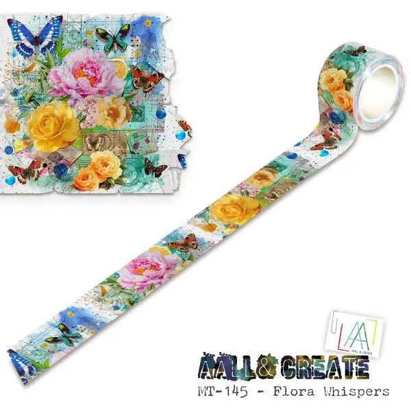 Layer It Up Washi Tape - Flora Whispers 1