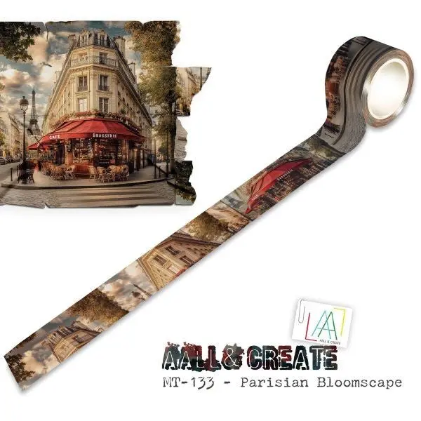 Layer It Up Washi Tape - Parisian Bloomscape 1