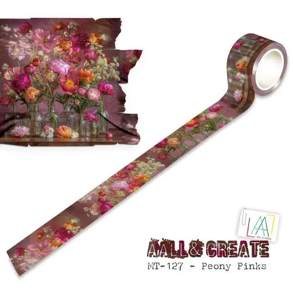 Layer It Up Washi Tape - Peony Pinks 1