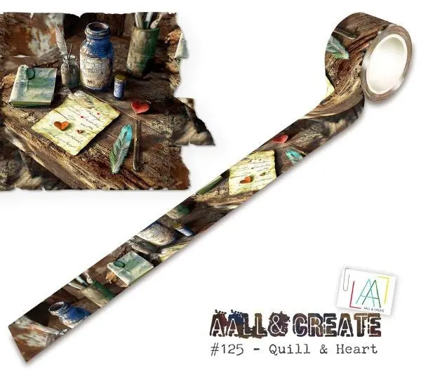 Layer-It-Up! Washi Tape - Quill & Heart 1