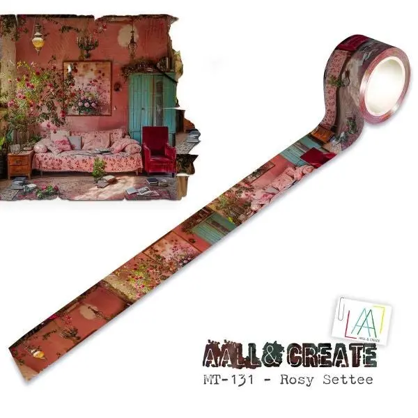 Layer It Up Washi Tape - Rosy Settee 1