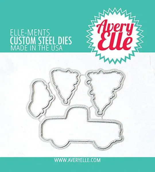 Layered Holiday Truck Elle-Ments 1