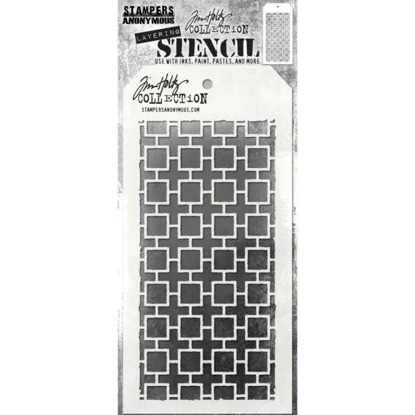 Layered Stencil - Linked Square 1