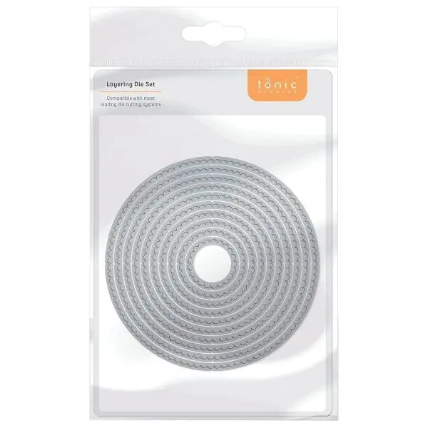 Layering Basics Die - Scalloped Circles 1