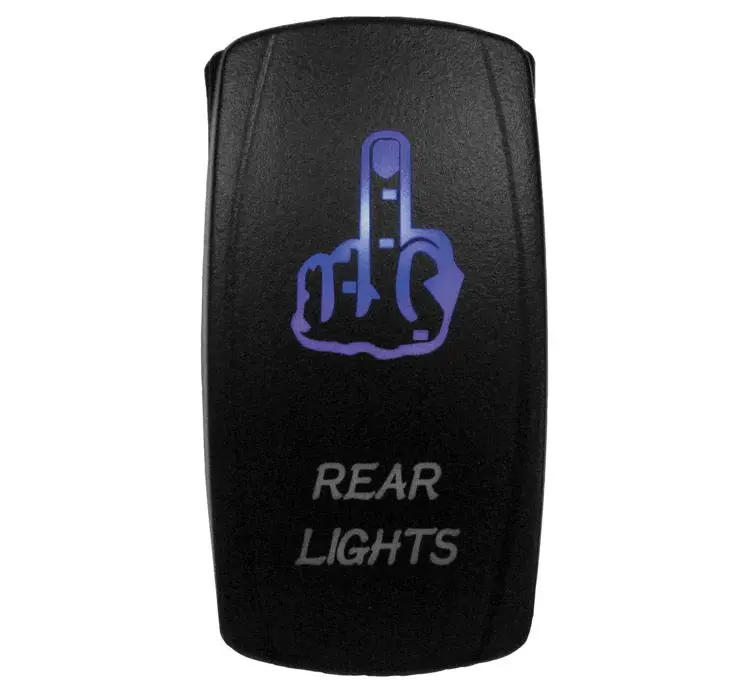 Led Mid-Finger Rocker Switch (On/Off) 1