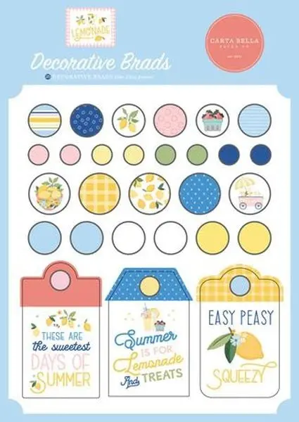 Lemonade - Decorative Brads 1