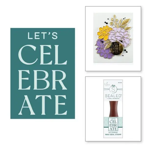 Let's Celebrate Collection - Let's Celebrate Wax Seal Stamp 1