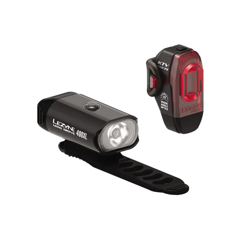 Lezyne Mini Drive 400Xl Light Set / Ktv Pro 1