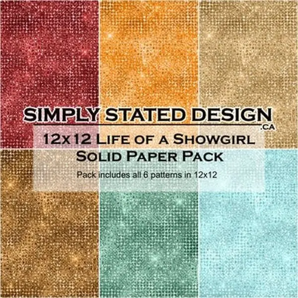Life Of A Showgirl - 12X12 Collection Pack - Solids 1