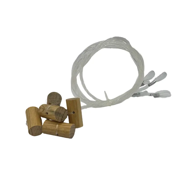 Lined Wood Pegs (Bundle Of 5) 1