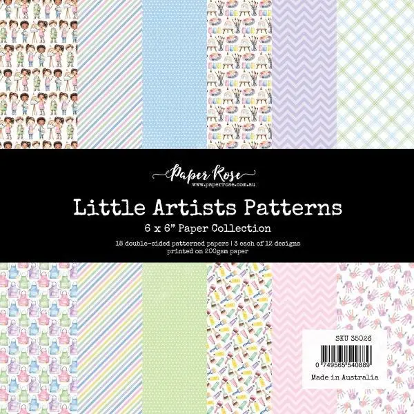 Little Artists Patterns - 6X6 Paper Collection 1