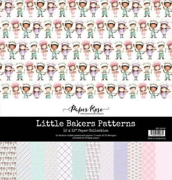 Little Bakers Patterns - 12X12 Paper Collection 1