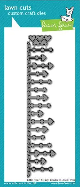 Little Heart Strings Border Dies 1
