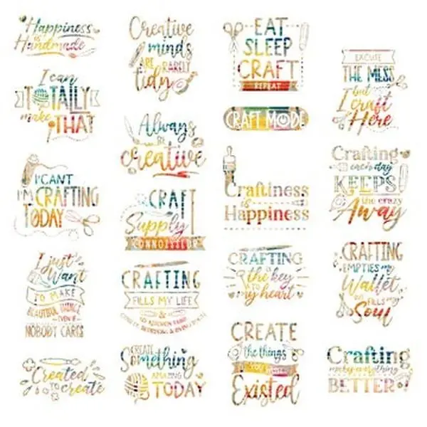 Live Life In Color - Ephemera - Sentiments 1