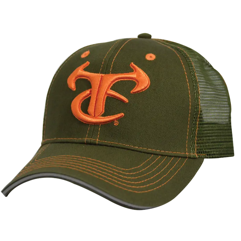 Logo Mesh Back Cap - Od Green/Orange 3D Ttc Logo 1