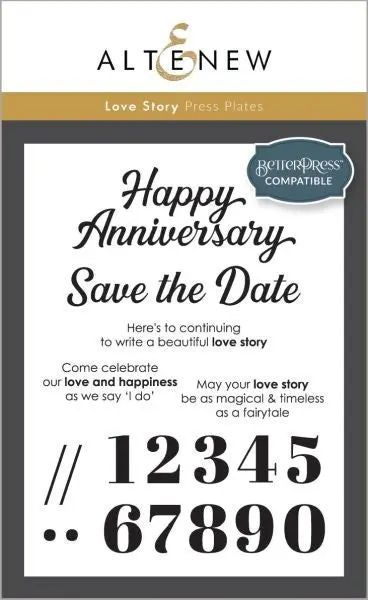 Love Story Press Plates 1