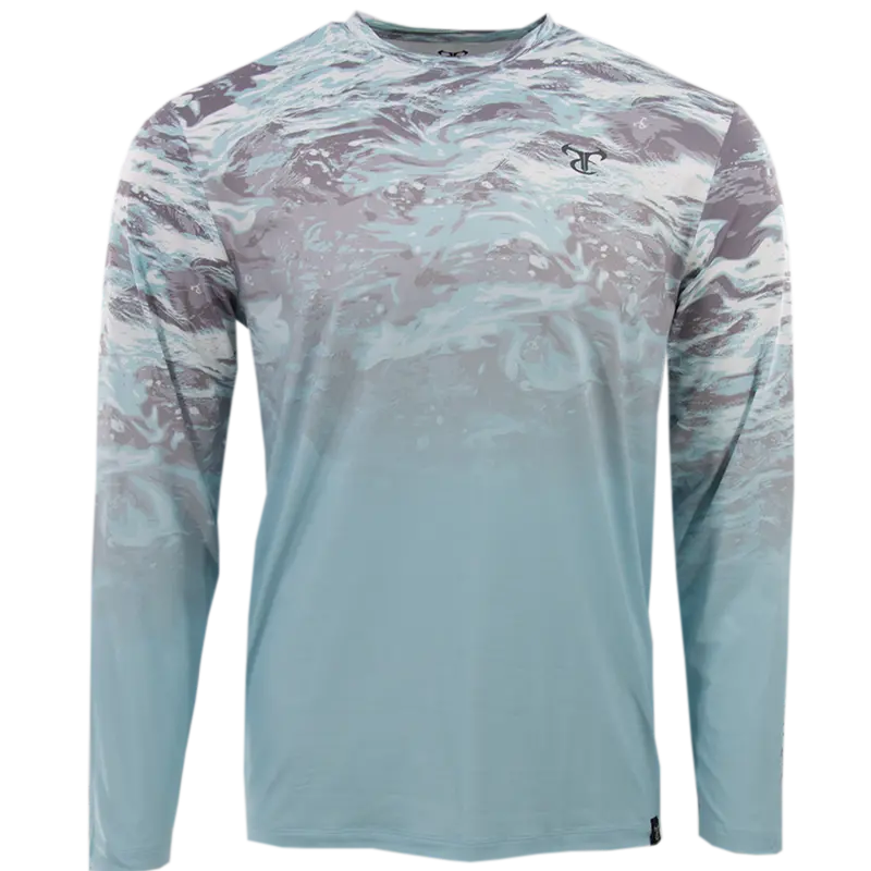 Ls Gradient Crew - Kenai Aqua/Sky Blue 1