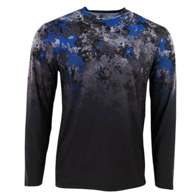 Ls Gradient Crew - Midnight Blue/Gray 1
