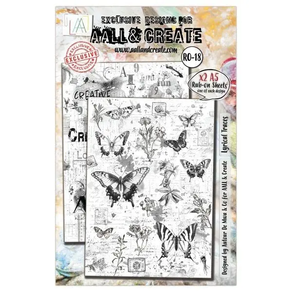 Lyrical Traces - Rub Ons 1