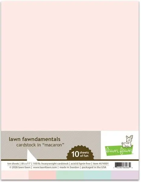 Macaron - Cardstock 1