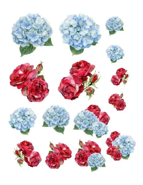 Mad Hatter Tea Party - Ephemera - Floral 1