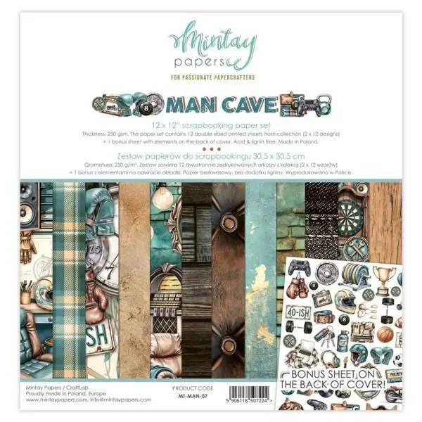 Man Cave - 12X12 Collection Pack 1