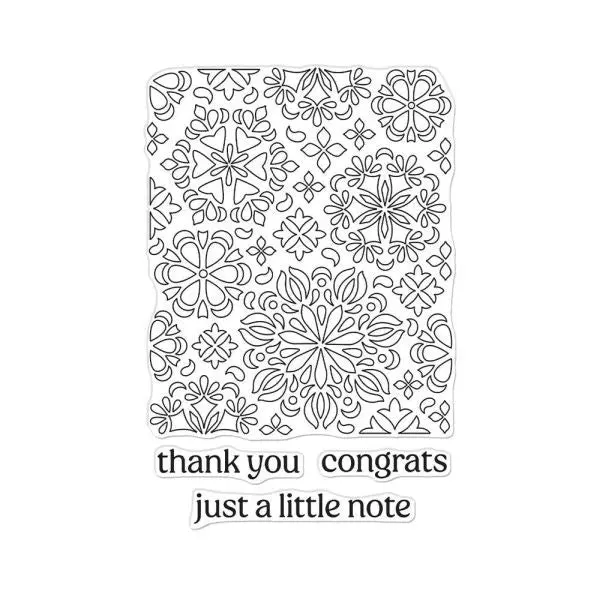 Mandala Flower Pattern - Clear Stamps 1